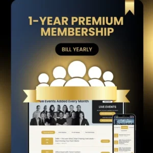 1-Year Premium Membership - Bill Yearly